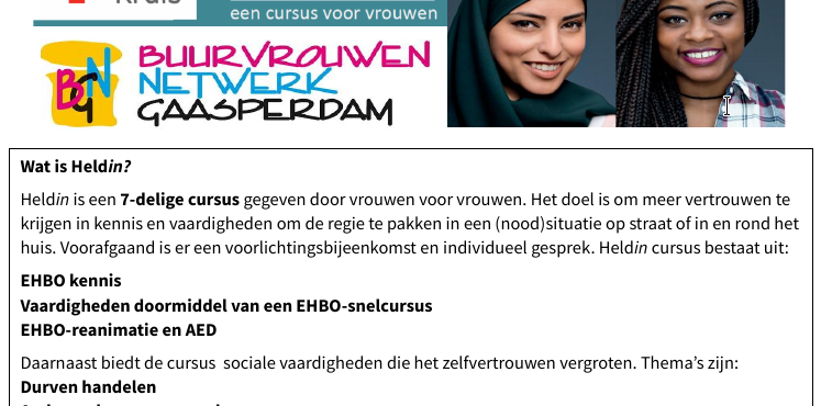 Heldin – een cursus voor vrouwen